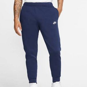 Joggers with Nike swoosh logo